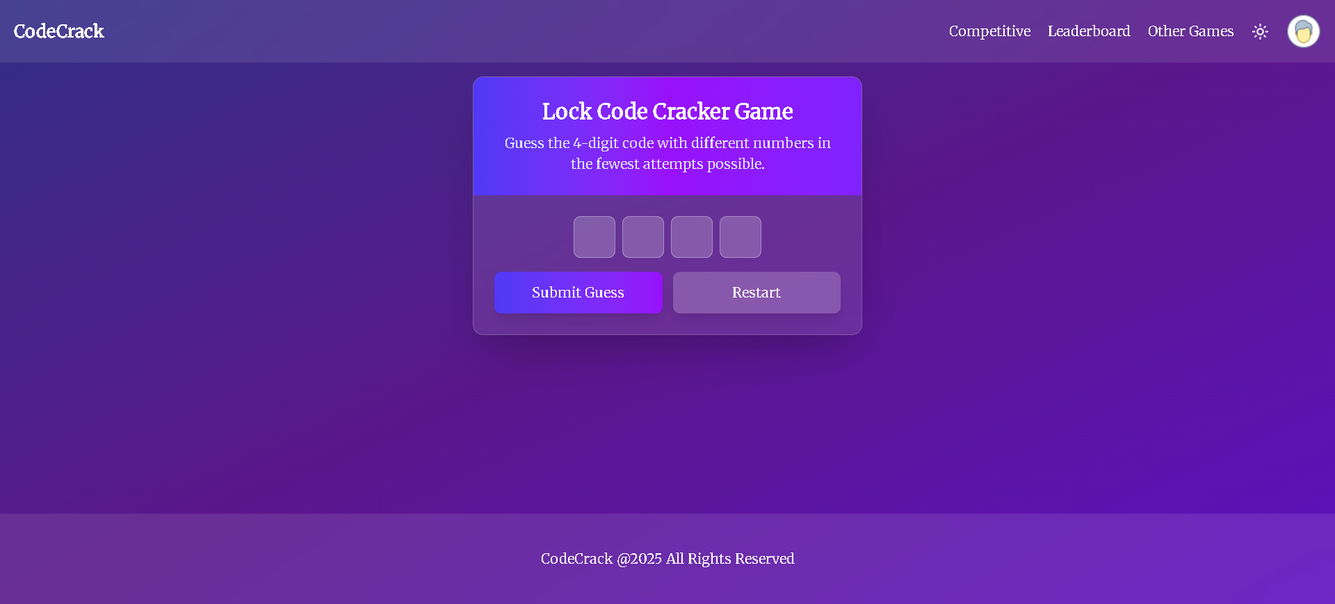 CodeCrack (UI/UX)
